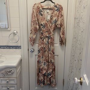 H&M Long Wrap Dress